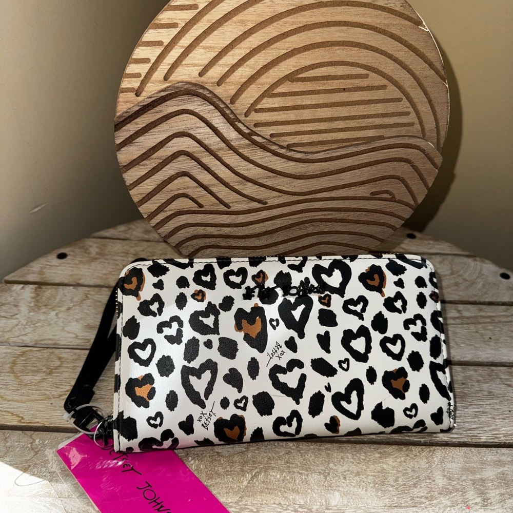 Betsey Johnson Leopard Print Clutch